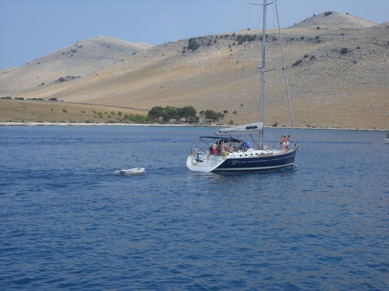 sailboat near Kornati
